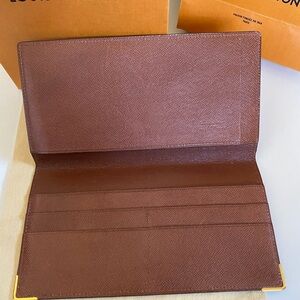 Louis Vuitton Checkbook and Card Wallet